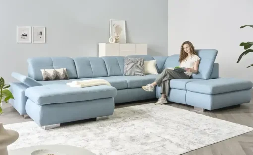 Lounge Collection Wohnlandschaft aus Mikrofaser Affair | rechts, Erweiterte Funktion
