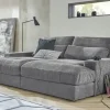 Lounge Sofa Branna | Anthrazit, Cordstoff | Höffner