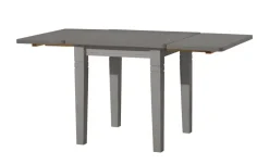 maison bleue Ansteckplatte, 1-teilig Florian | Kiefer, Grau, gebeizt, lackiert, Ausführung 1 (passend zu Tisch mit Breite 78 cm)