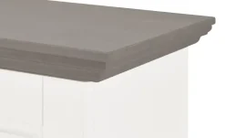 maison bleue Brotschrank Florian | Weiß, Grau | Höffner