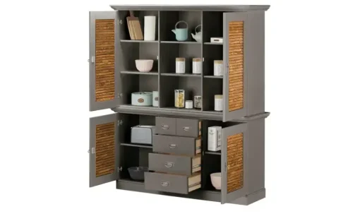 maison bleue Buffet Fancy | Grau, Braun | Möbel Höffner