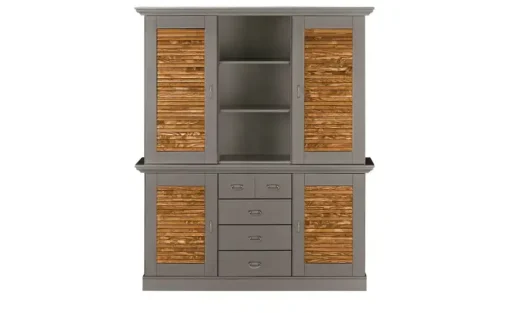 maison bleue Buffet Fancy | Grau, Braun | Möbel Höffner