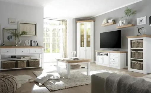 maison bleue Eckvitrine Petit Chalet | Möbel Höffner