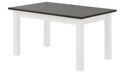 maison bleue Esstisch Bendix | Grau, Weiß, 120 cm
