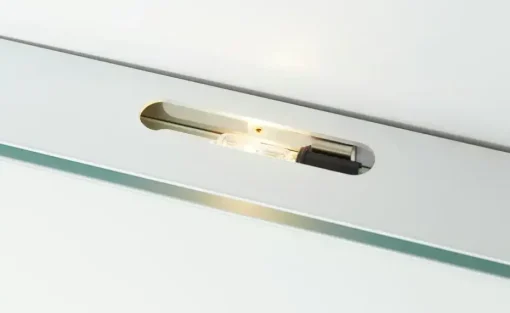 maison bleue Highboard Petit Chalet | mit Glastüren, Weiß