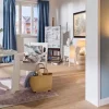 maison bleue Holzstuhl  mit Armlehne Bendix | Weiß