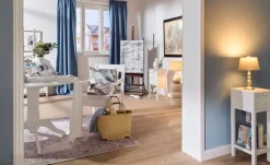 maison bleue Holzstuhl  mit Armlehne Bendix | Weiß