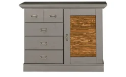 maison bleue Kommode Fancy | Grau, Braun | Höffner