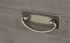 maison bleue Lowboard Florian | Grau, Hellbraun