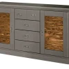 maison bleue Sideboard Fancy | Grau, Braun | Höffner