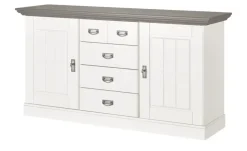 maison bleue Sideboard Florian | Weiß, Grau | Höffner