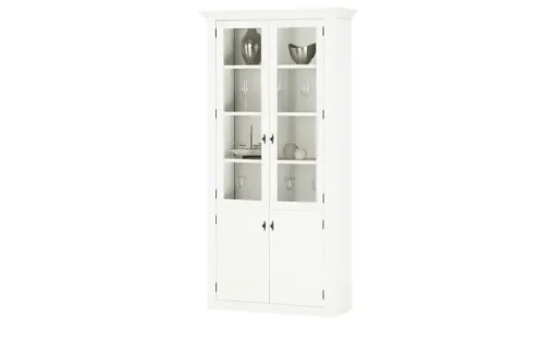 maison bleue Vitrine Petit Chalet | Vitrine, Weiß