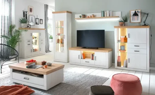 maison bleue Wohnwand Zara | Schubkastendämpfer