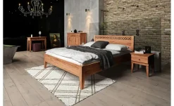 Massivholzbett Erik | Kernbuche, 80 cm | Möbel Höffner