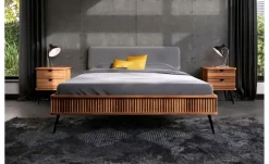 Massivholzbett Nico | Kernbuche, 80 cm | Möbel Höffner