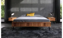 Massivholzbett ohne Kopfteil Nico | Kernbuche, 80 cm