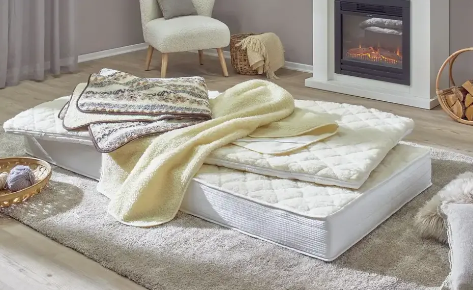 Matratzentopper Elegant Lammflor | 90 cm, 200 cm