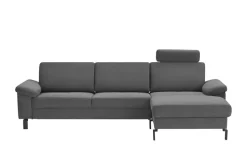 Max Schelling Ecksofa Feincord Maximum Move | Anthrazit, rechts