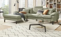 Max Schelling Ecksofa  Maximum | Olivgrün, links