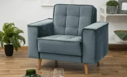 Max Winzer Sessel Jolene | Azurblau | Möbel Höffner