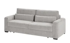 medium Schlafsofa mit Bettkasten Kingsley De Luxe | Hellgrau