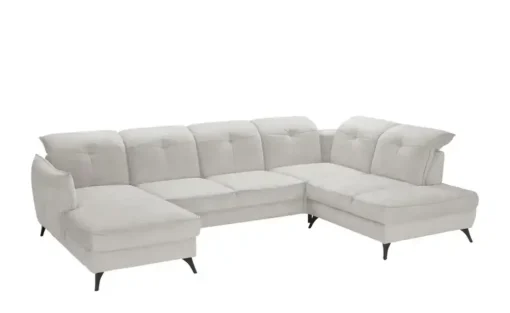 medium Wohnlandschaft inklusive diverser Funktionen Milan | Elfenbein, Grundfunktion