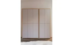 Mehrzweckschrank Bolognano | Asteiche (Nachbildung), Hellgrau