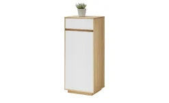 Mehrzweckschrank Tiba | Weiß, Eiche bianco, rechts
