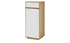 Mehrzweckschrank Tiba | Weiß, Eiche bianco, rechts