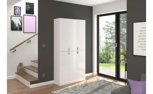 Mehrzweckschrank-Set Projekt X | Weiß, hochglanz
