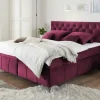 meinBett Boxspringbett Pembroke | Bordeauxrot | Höffner