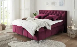 meinBett Boxspringbett Pembroke | Bordeauxrot | Höffner
