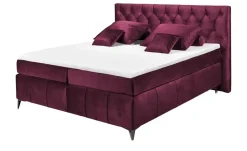 meinBett Boxspringbett Pembroke | Bordeauxrot | Höffner