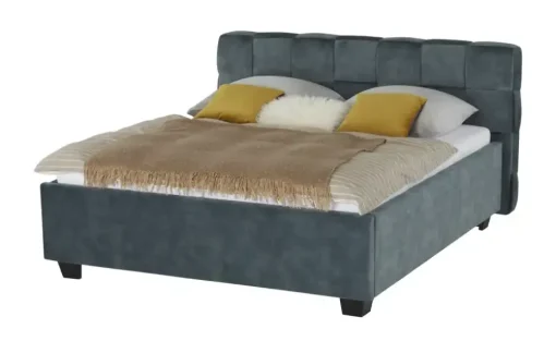 meinBett Polsterbettgestell Veifa | Blau, 180 cm