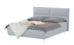 meinBett Polsterbettgestell Fara | Hellgrau, 140 cm