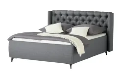 meinBett Polsterbettgestell Eyra | Grau, 140 cm