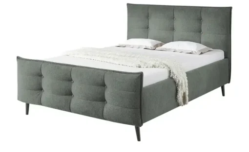 meinBett Polsterbettgestell Mariano B | Grau, 140 cm