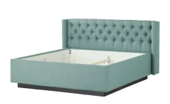 meinBett Polsterbettgestell Eyra | Petrol, 140 cm