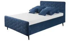 meinBett Polsterbettgestell Mariano A | Blau, 140 cm