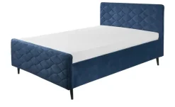 meinBett Polsterbettgestell Mariano A | Blau, 140 cm