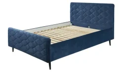 meinBett Polsterbettgestell Mariano A | Blau, 140 cm