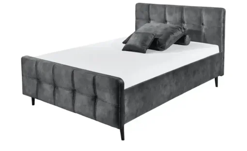 meinBett Polsterbettgestell Mariano C | Anthrazit, 140 cm