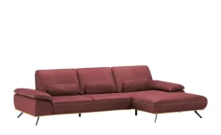 meinSofa Ecksofa Fiona | Rotbraun, rechts | Höffner