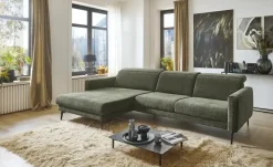 meinSofa Ecksofa Katja | Dunkelgrün, links | Höffner