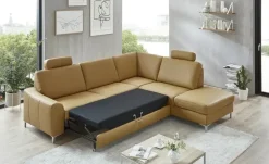 meinSofa Ecksofa Lea | Hellbraun, rechts | Höffner