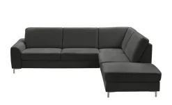 meinSofa Ecksofa Lea | Schwarz, rechts | Möbel Höffner