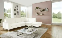 meinSofa Ecksofa Lea | Weiß, rechts | Möbel Höffner