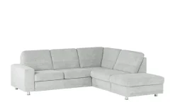 meinSofa Ecksofa Marc | Aluminiumgrau, rechts | Höffner