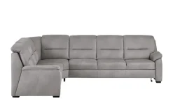 meinSofa Ecksofa Vera | Aluminiumgrau, links | Höffner