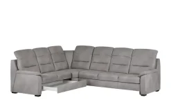 meinSofa Ecksofa Vera | Aluminiumgrau, links | Höffner